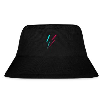 Lightning Logo - Stanley/Stella Recycled Bucket Hat - black - Front