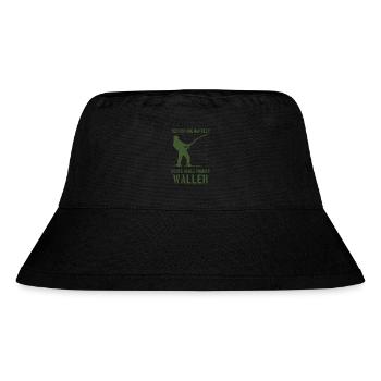Vergiss die Hanteln echte Kerle pumpen Waller - Stanley/Stella recycelter Bucket Hat - Schwarz - Vorne