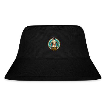 Lustig Untoter Hintern Halloween Kostüm Deko - Stanley/Stella recycelter Bucket Hat - Schwarz - Vorne