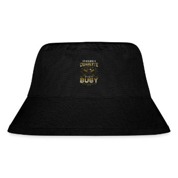 Cigarette Cigar Vaping Box - Stanley/Stella Recycled Bucket Hat - black - Front