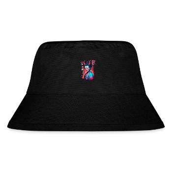 Oni Samurai Vaporwave Esthétique Culture japonaise - Bob recyclé Stanley/Stella - noir - Devant