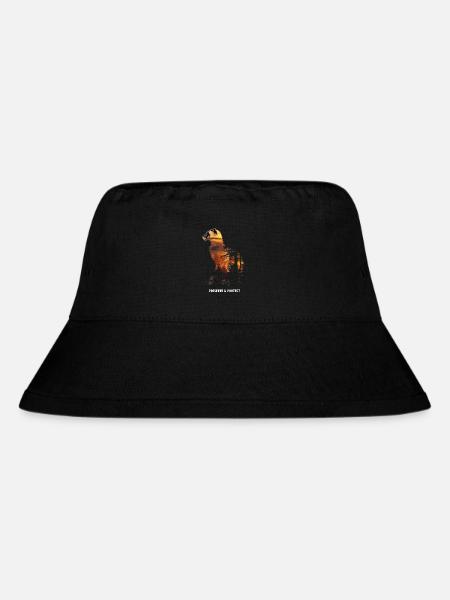 Preserve & Protect Marder Tier Wald Natur - Stanley/Stella recycelter Bucket Hat - Schwarz