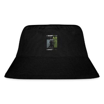 Bogenschütze Freizeit Genauigkeit Bogen - Stanley/Stella recycelter Bucket Hat - Schwarz - Vorne