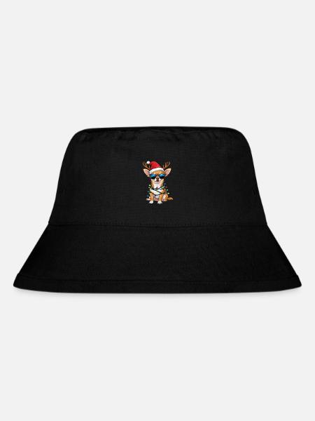 Christmas Chihuahua - Stanley/Stella Recycled Bucket Hat - black