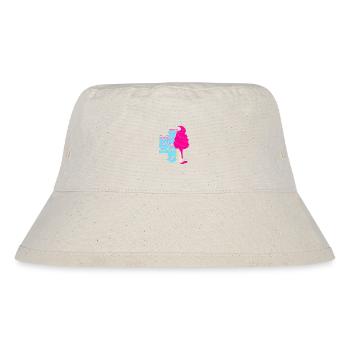 Unwirkliche Eiscreme-Sommerstimmung - Stanley/Stella recycelter Bucket Hat - Naturweiß - Vorne