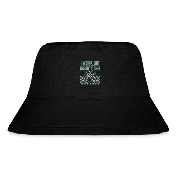 Krampus Workout For Bad Boys Christmas - Stanley/Stella Recycled Bucket Hat - black - Front