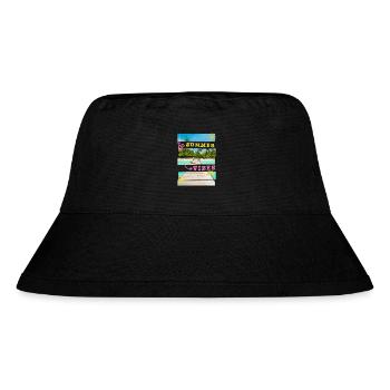 Summer Beach Sea Palm Trees Vacation Summer Time - Stanley/Stella Recycled Bucket Hat - black - Front