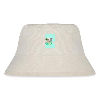 Hyères in a club - Stanley/Stella Recycled Bucket Hat - natural - Front