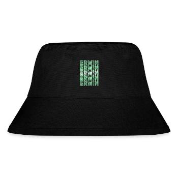 Erwin - Stanley/Stella recycelter Bucket Hat - Schwarz - Vorne