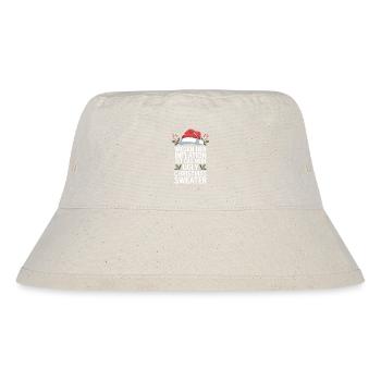 Blague sur l’inflation : Pull de Noël moche - Bob recyclé Stanley/Stella - blanc naturel - Devant