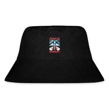 Apotheker Pharmazeutisch-technischer - Stanley/Stella recycelter Bucket Hat - Schwarz - Vorne