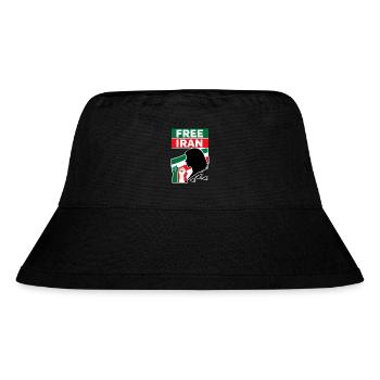Free iran - Stanley/Stella Recycled Bucket Hat - black - Front