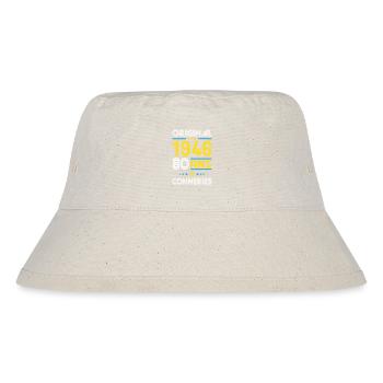 Original – 1946 – 80 Jahre - Stanley/Stella recycelter Bucket Hat - Naturweiß - Vorne