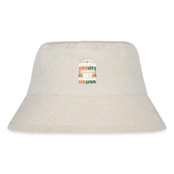 Nicht wirklich Iren, betrunken werden - Stanley/Stella recycelter Bucket Hat - Naturweiß - Vorne