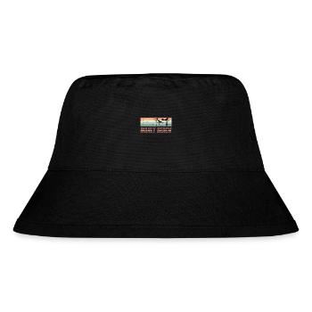 MANLY BEACH - Stanley/Stella recycelter Bucket Hat - Schwarz - Vorne