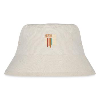 Vintage October 1990 Retro Birthday Gift - Stanley/Stella Recycled Bucket Hat - natural - Front