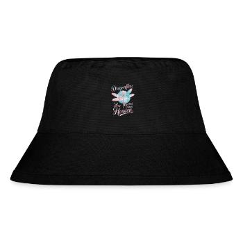 Libelle Libellen Insekten Natur - Stanley/Stella recycelter Bucket Hat - Schwarz - Vorne