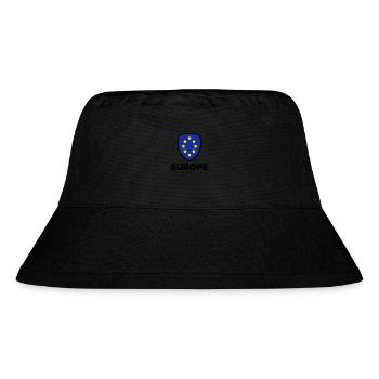 Die Unionsflagge von Europa - Stanley/Stella recycelter Bucket Hat - Schwarz - Vorne