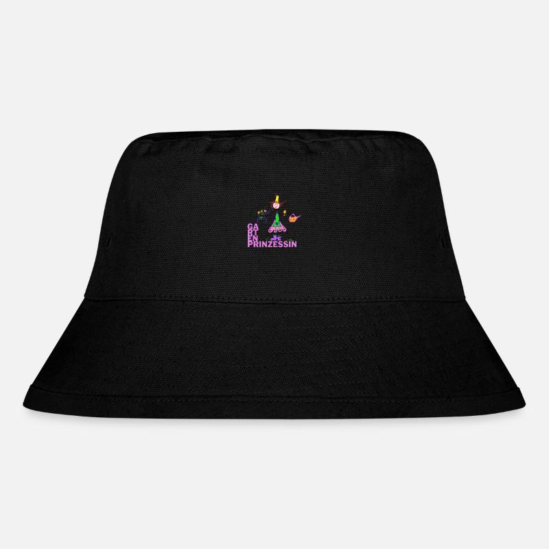 Gartenprinzessin - Stanley/Stella recycelter Bucket Hat - Schwarz