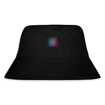 Dots II - Stanley/Stella recycelter Bucket Hat - Schwarz - Vorne
