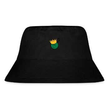 Erbsenkönig sleep - Stanley/Stella recycelter Bucket Hat - Schwarz - Vorne