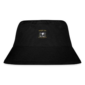 HUSKY - Stanley/Stella recycelter Bucket Hat - Schwarz - Vorne