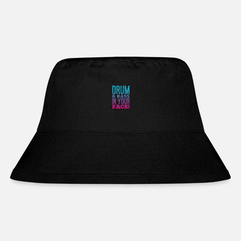 DRUM AND BASS - Stanley/Stella Recycled Bucket Hat - black