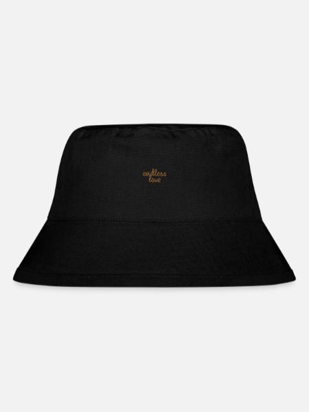 endless love - Stanley/Stella recycelter Bucket Hat - Schwarz