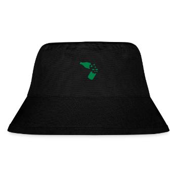 broken_bottle - Stanley/Stella recycelter Bucket Hat - Schwarz - Vorne