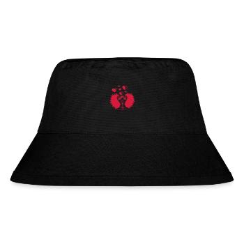 Herzchen heart couple love in love kissing haendc - Stanley/Stella Recycled Bucket Hat - black - Front