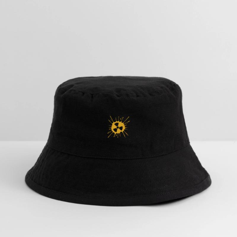 caution atomic symbol radioactive warning note Stanley/Stella Recycled Bucket Hat