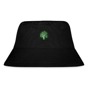 Fleur de vie avec arbre - Bob recyclé Stanley/Stella - noir - Devant