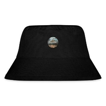Einzelstück - Stanley/Stella recycelter Bucket Hat - Schwarz - Vorne
