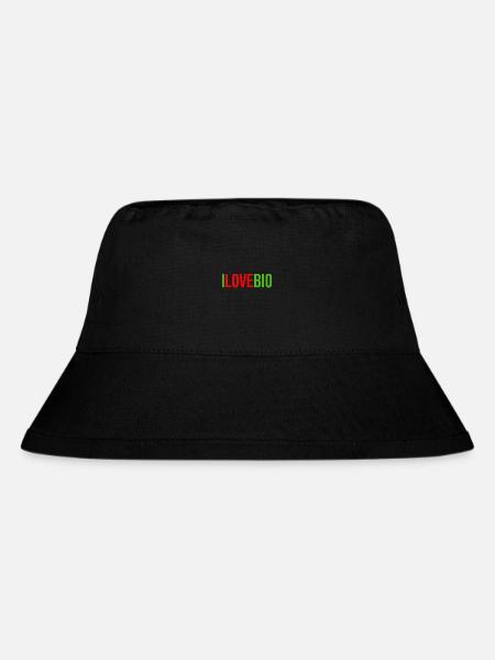 I love organic - Stanley/Stella Recycled Bucket Hat - black