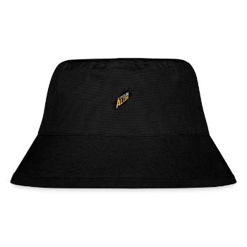 Farbklecks May Contain Alcohol - Stanley/Stella recycelter Bucket Hat - Schwarz - Vorne
