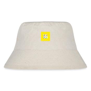 Eier mit Zahlen für Kinder - Stanley/Stella recycelter Bucket Hat - Naturweiß - Vorne