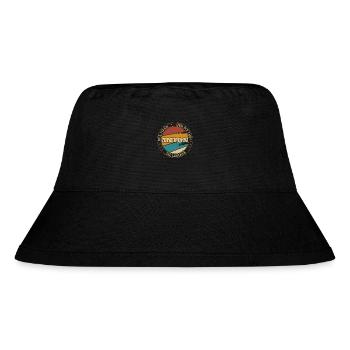 ANTON DER MAN DER MYTHOS DIE LEGENDE - Stanley/Stella recycelter Bucket Hat - Schwarz - Vorne