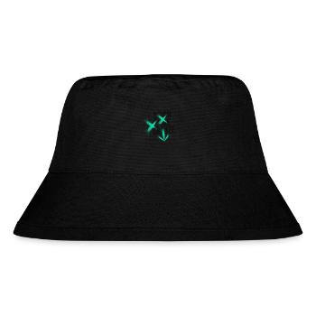 Brich jede Grenze - Stanley/Stella recycelter Bucket Hat - Schwarz - Vorne