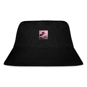 Floral Tsunami - Stanley/Stella Recycled Bucket Hat - black - Front
