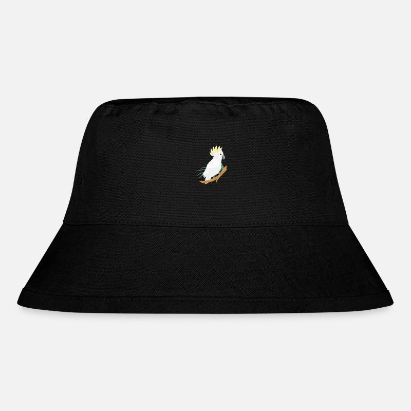 Kakadu - Stanley/Stella recycelter Bucket Hat - Schwarz