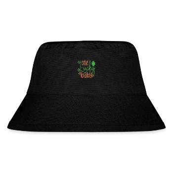 One Lucky Baby - Stanley/Stella Recycled Bucket Hat - black - Front