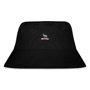 Low Poly Rentiere - Stanley/Stella recycelter Bucket Hat - Schwarz - Vorne
