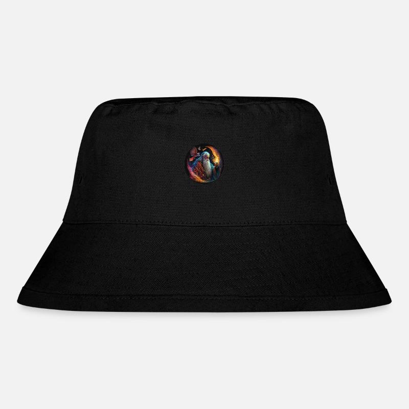 Zauberer Merlin Geschenk - Stanley/Stella recycelter Bucket Hat - Schwarz