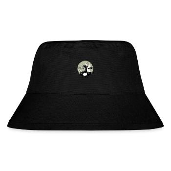 Drummer crazy gray - Stanley/Stella recycelter Bucket Hat - Schwarz - Vorne