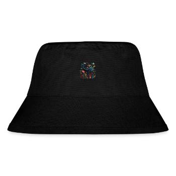 Ocean Life Art - Stanley/Stella Recycled Bucket Hat - black - Front