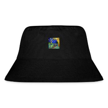 Paris Eiffel Tower van gogh - Stanley/Stella Recycled Bucket Hat - black - Front