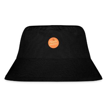 Plüschprumm - Pfirsich Kölsch Köln Kölle Rheinland - Stanley/Stella recycelter Bucket Hat - Schwarz - Vorne