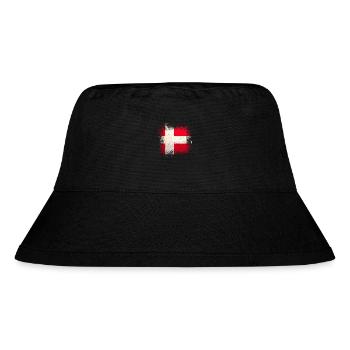 Denmark copenhagen danish scandinavia flag dansk - Stanley/Stella Recycled Bucket Hat - black - Front
