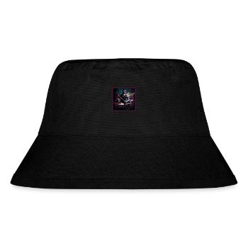 Pink Drummer - Stanley/Stella recycelter Bucket Hat - Schwarz - Vorne