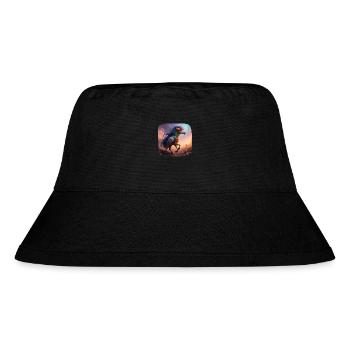 Mythische Hybrid Fantasie Kreatur - Stanley/Stella recycelter Bucket Hat - Schwarz - Vorne